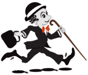 Joewy-Running-With-Walking-Stick-and-Bag
